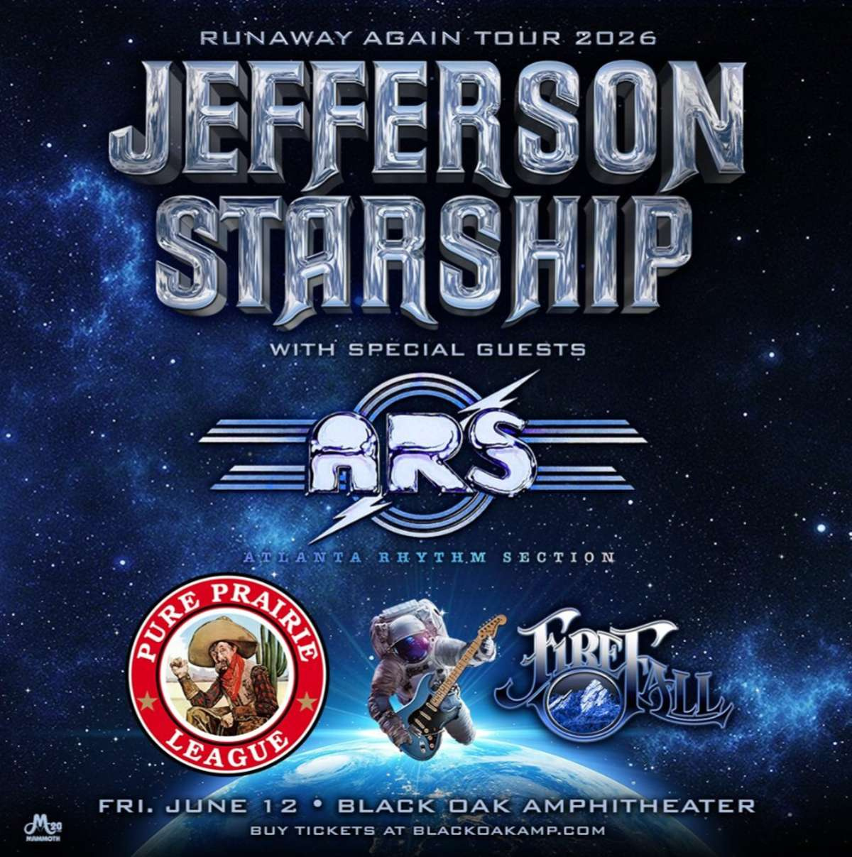 Jefferson Starship Runaway Again Tour | Black Oak Mountain
